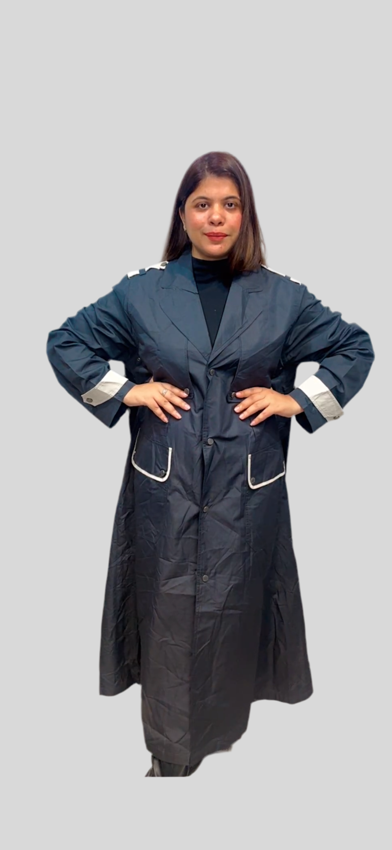 Winter Long Trench Coat(plus size)