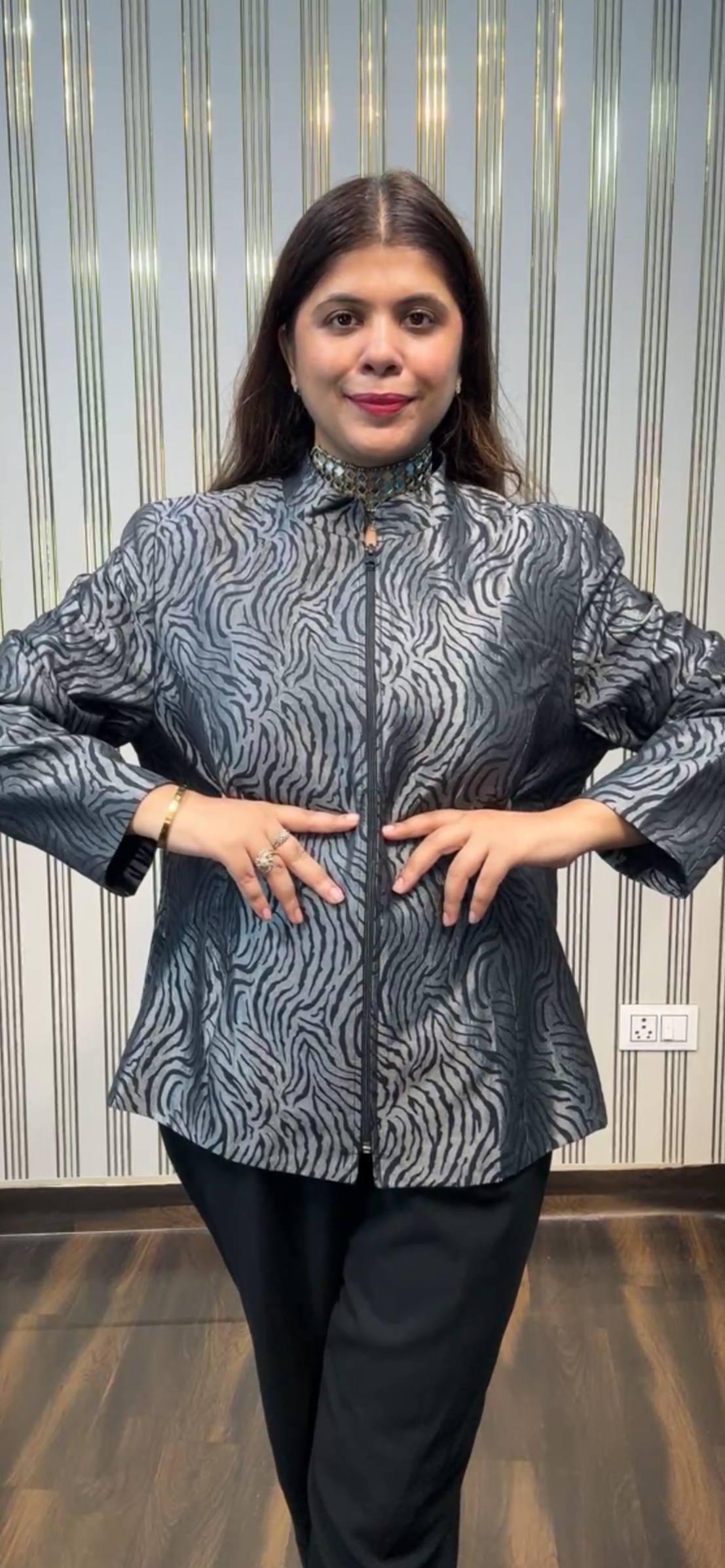 Brocade Zipper