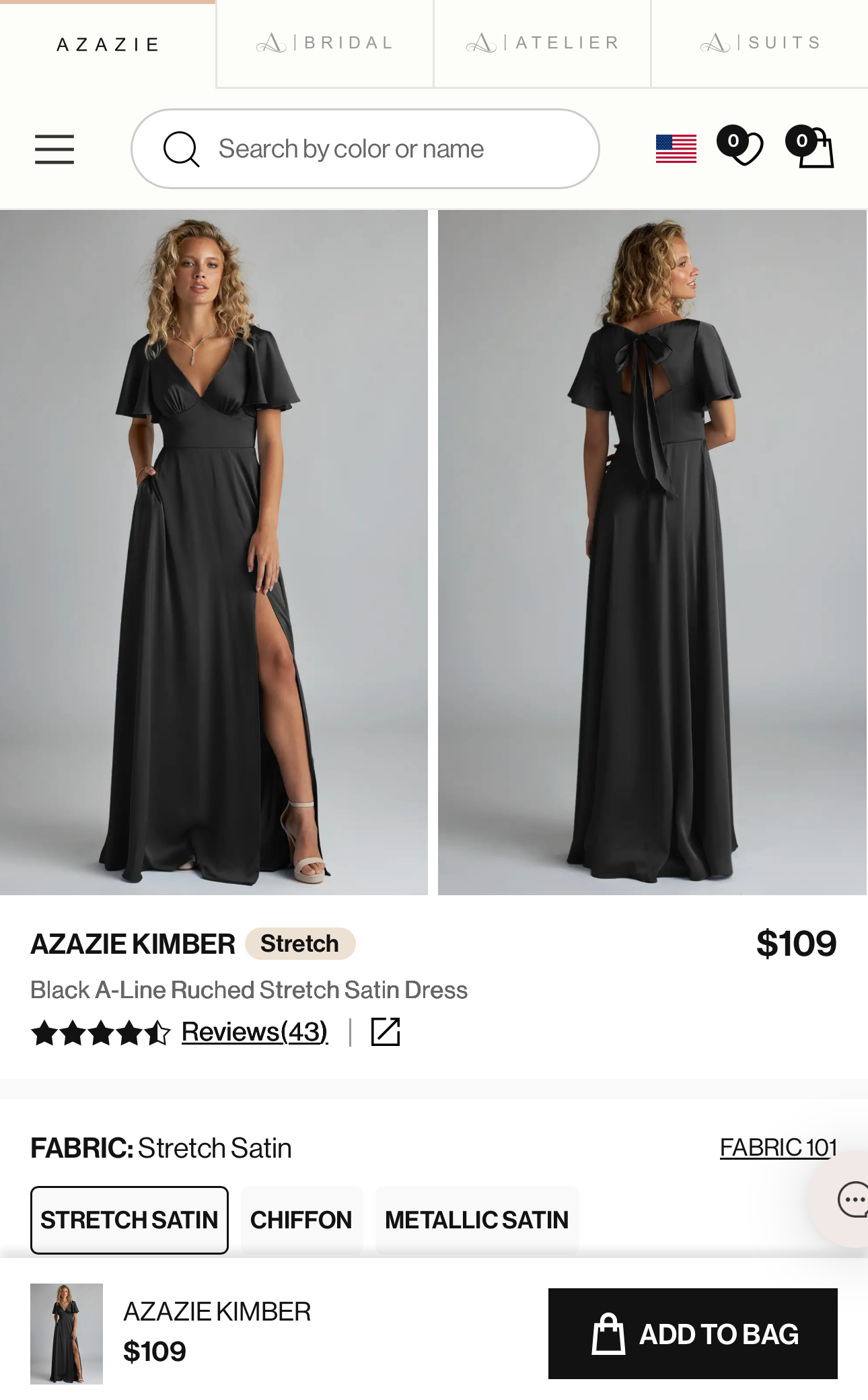 Azazie Dress