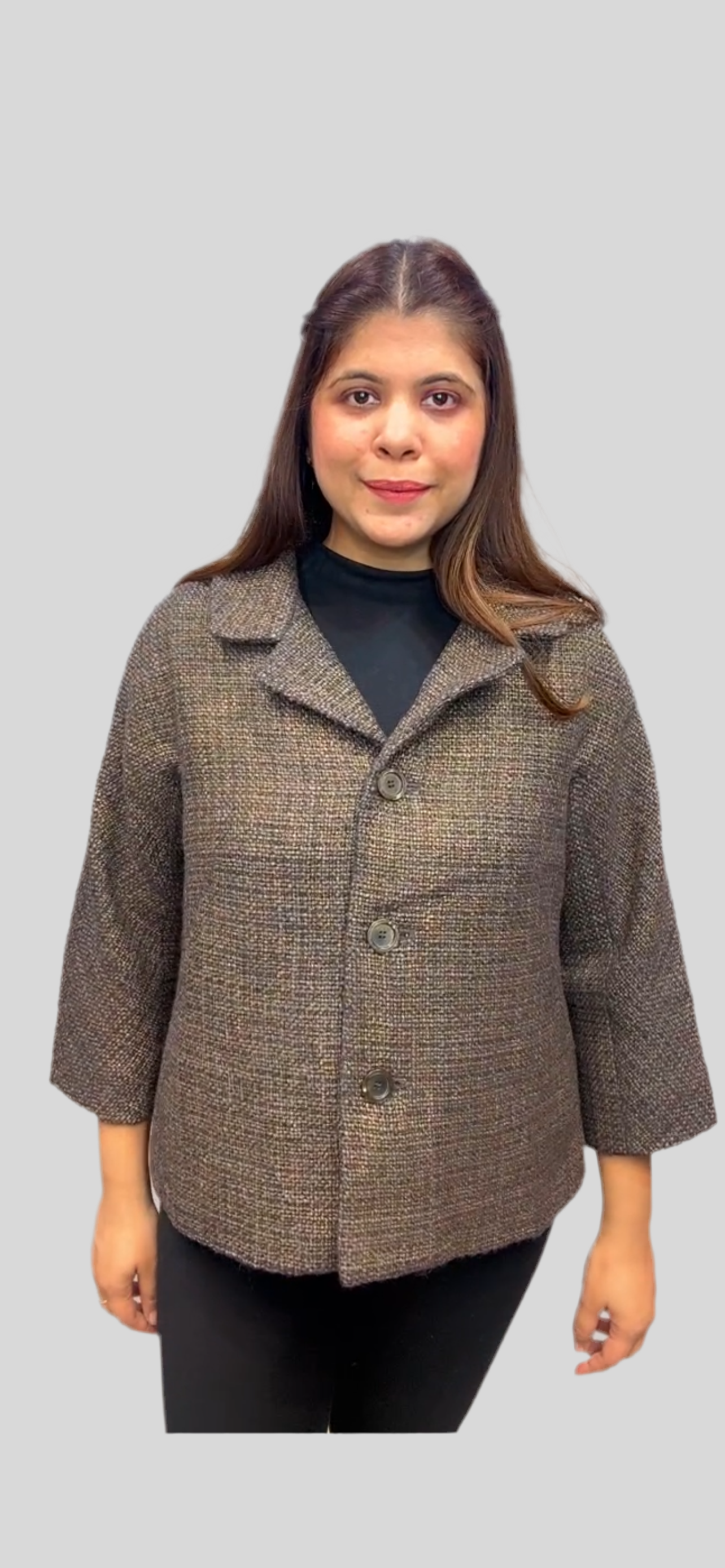 Winter Tweed Party Wear Blazer