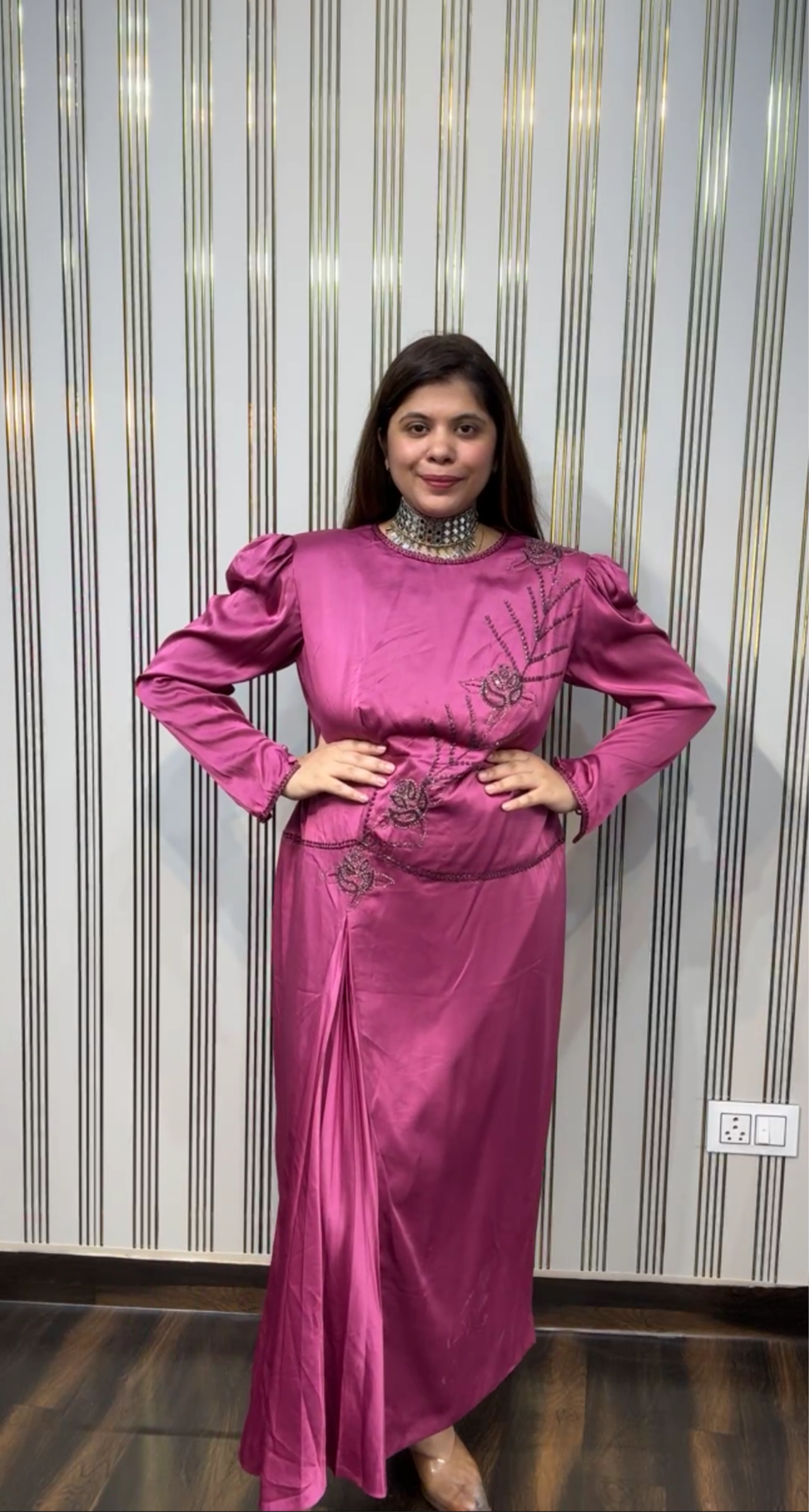 Satin dress