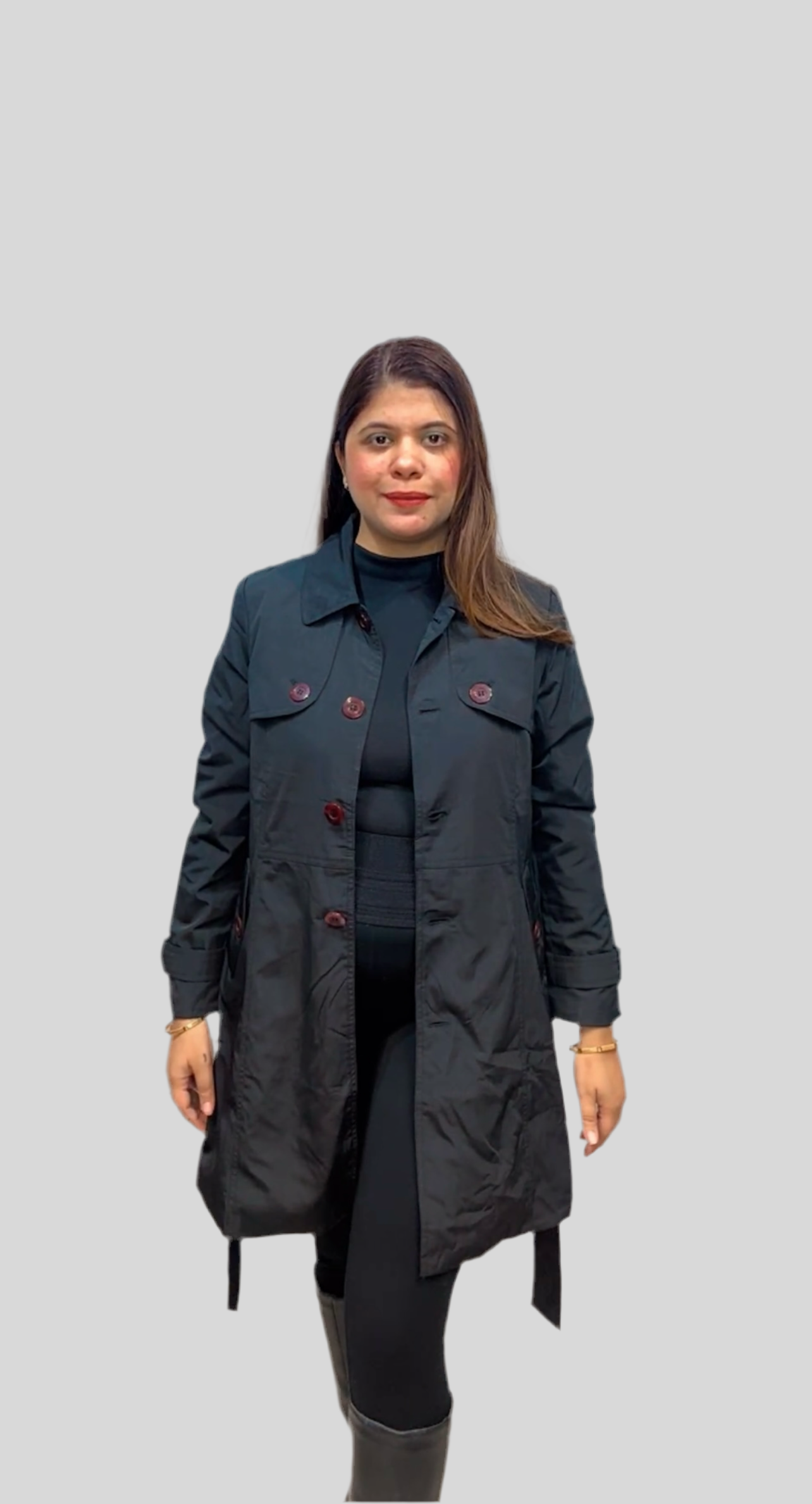 Trench Coat in Parachute Fabric