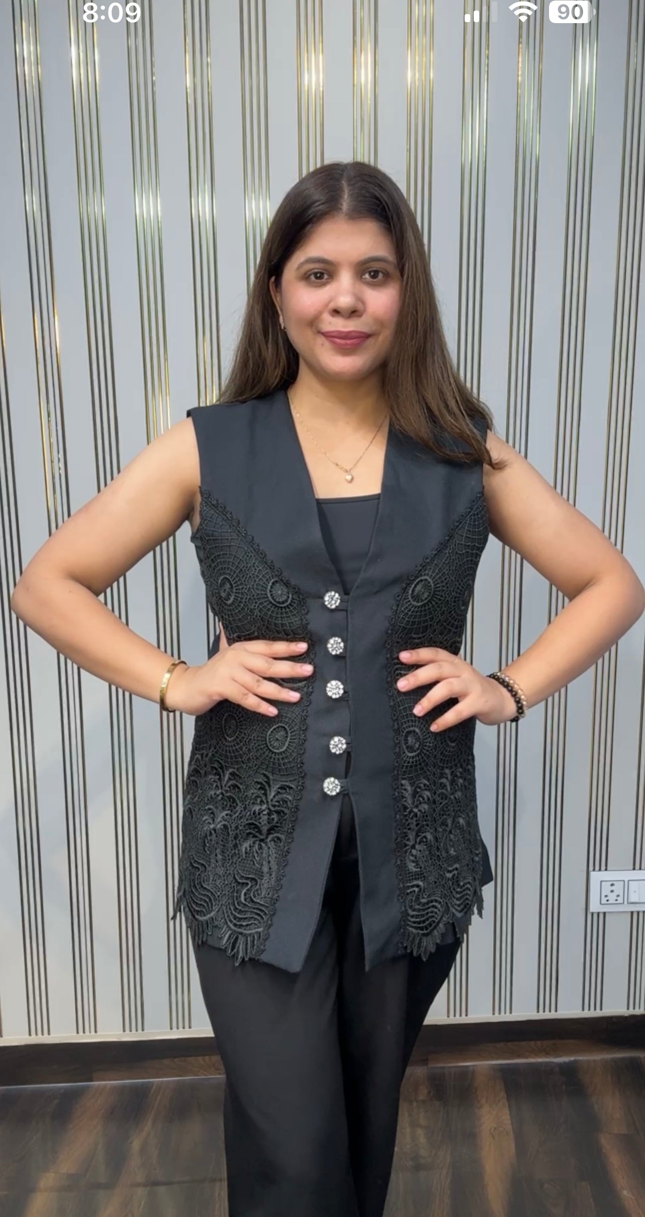 Half Crocia Blazer