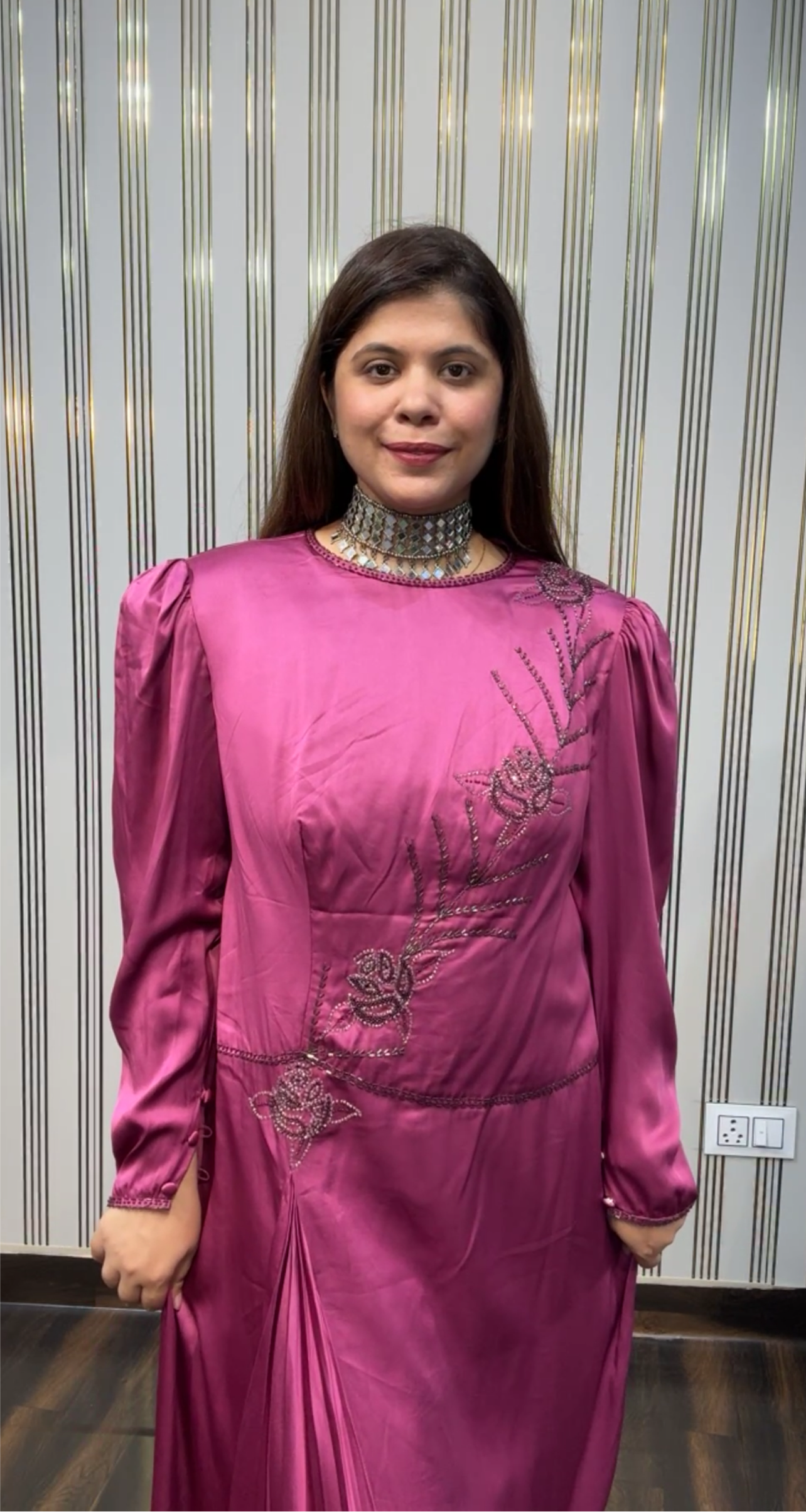 Satin dress