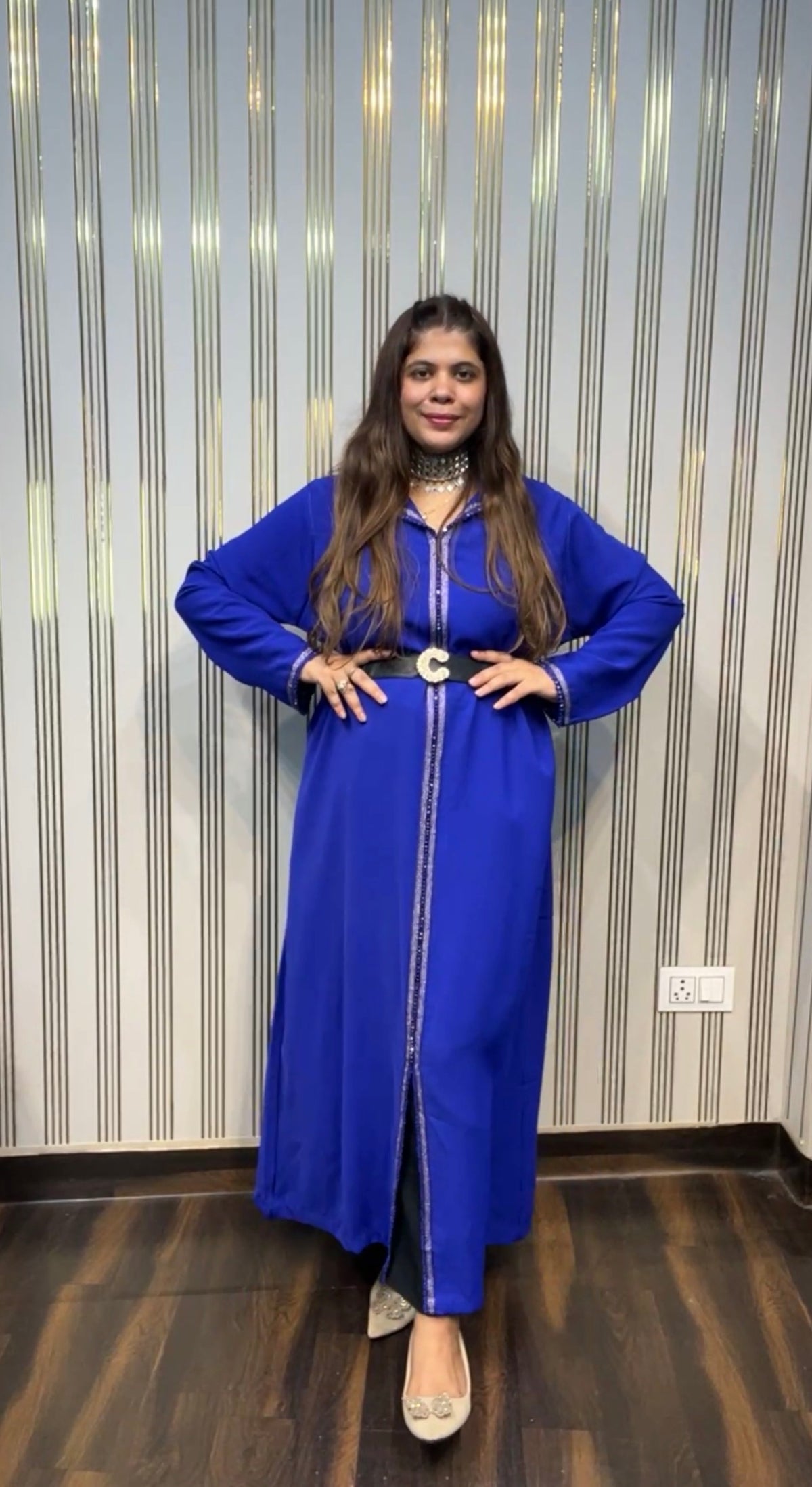 Size 2Xl - 3Xl , Caftan Crepe Premium