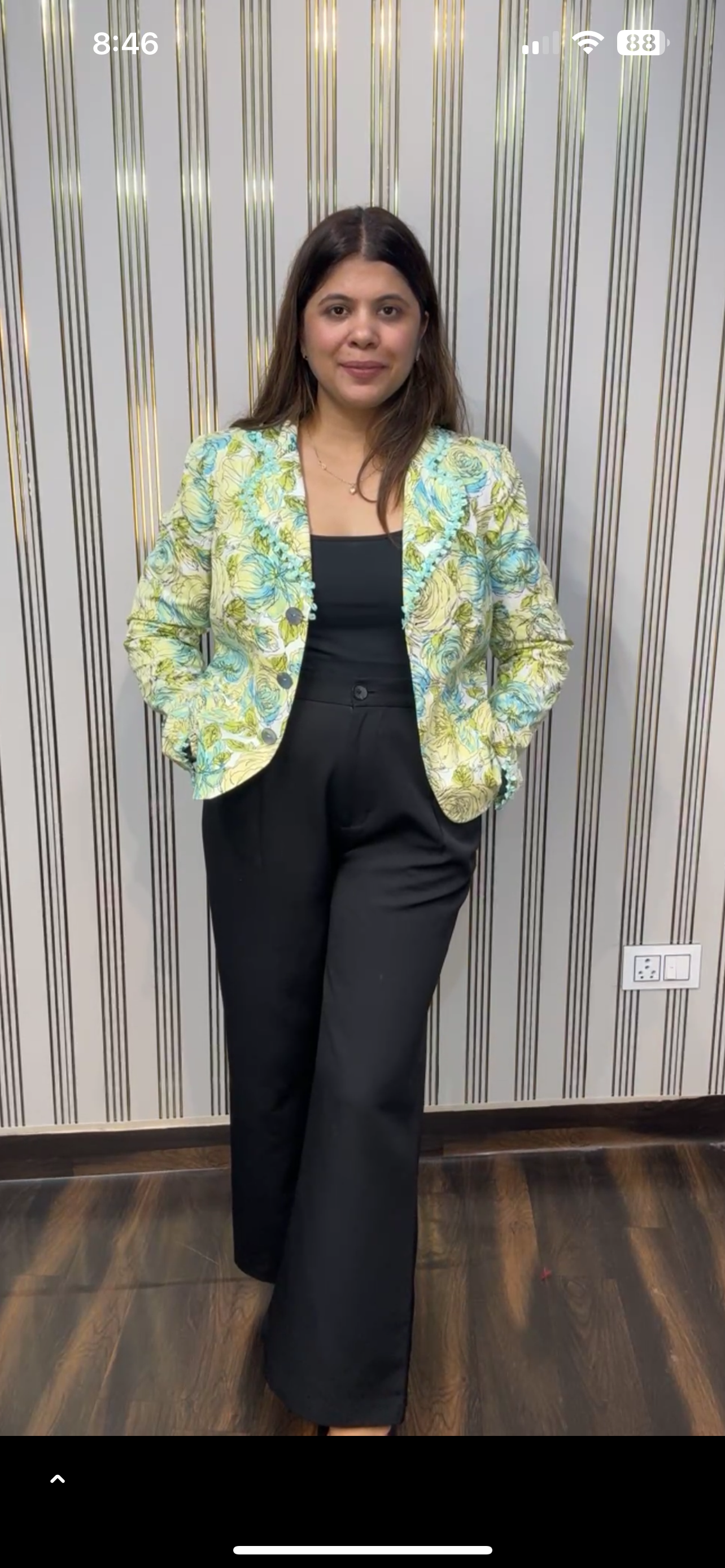 Summer printed Blazer