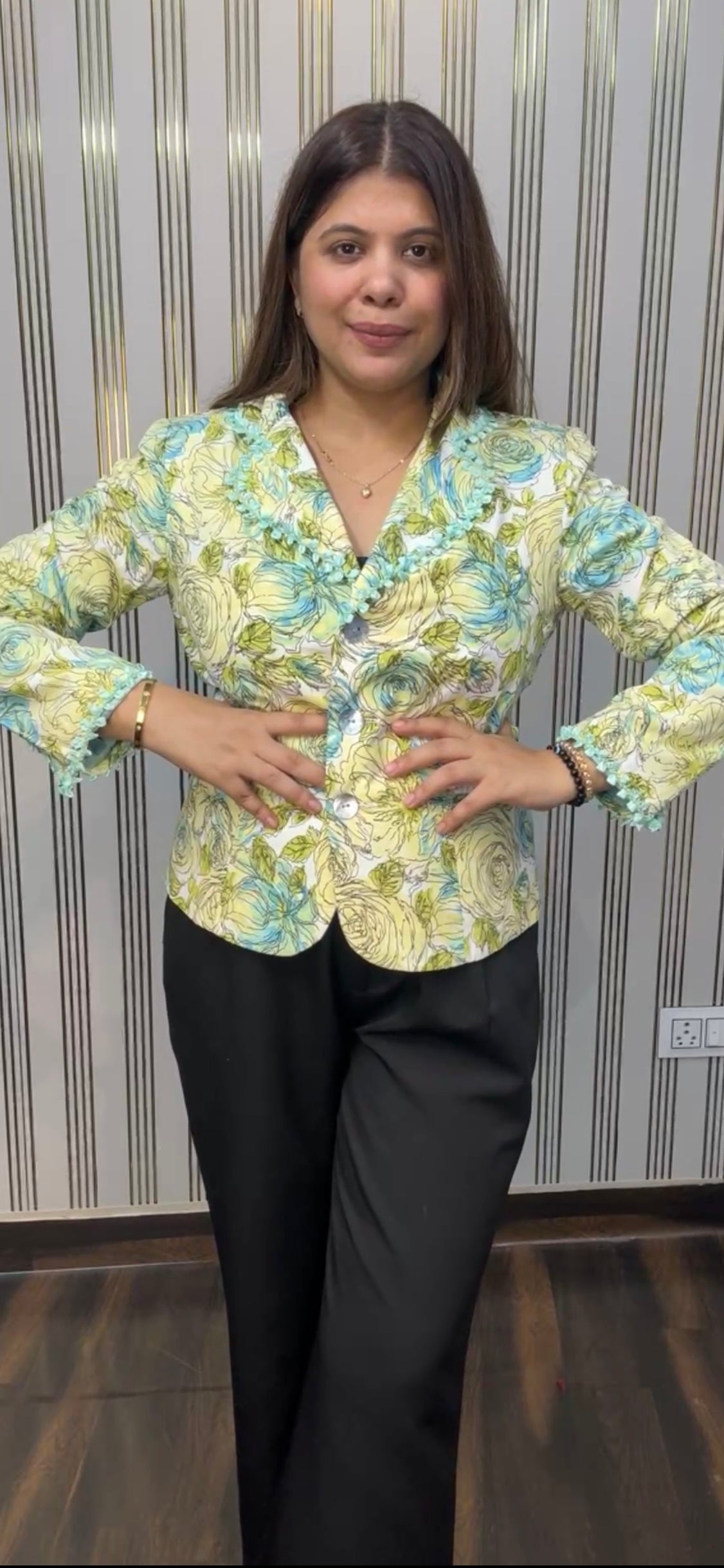 Summer printed Blazer