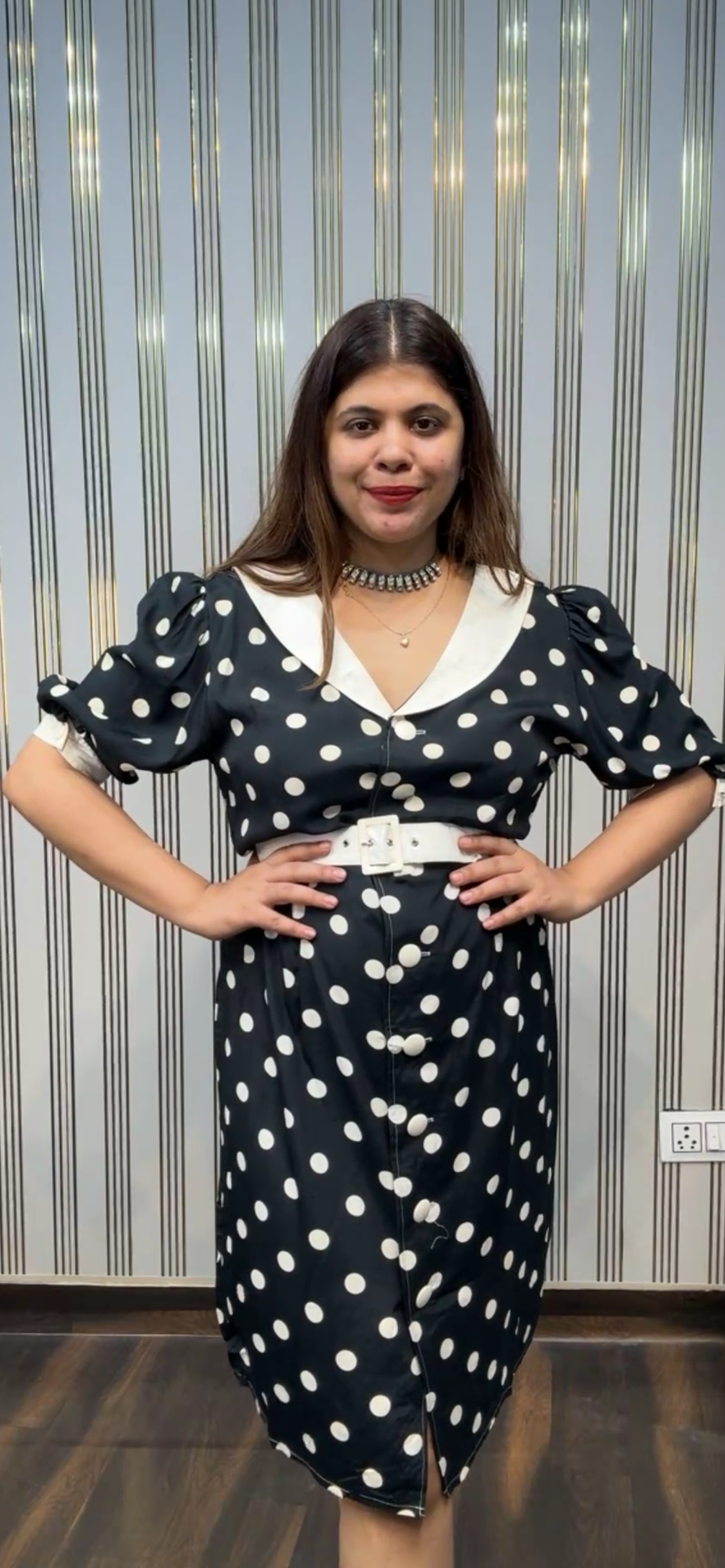 Vintage Polka Dress