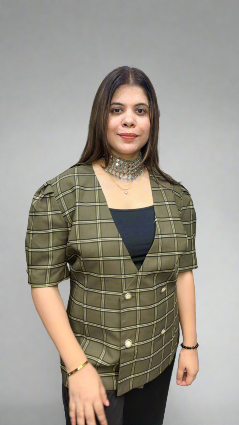 Greek style business blazer